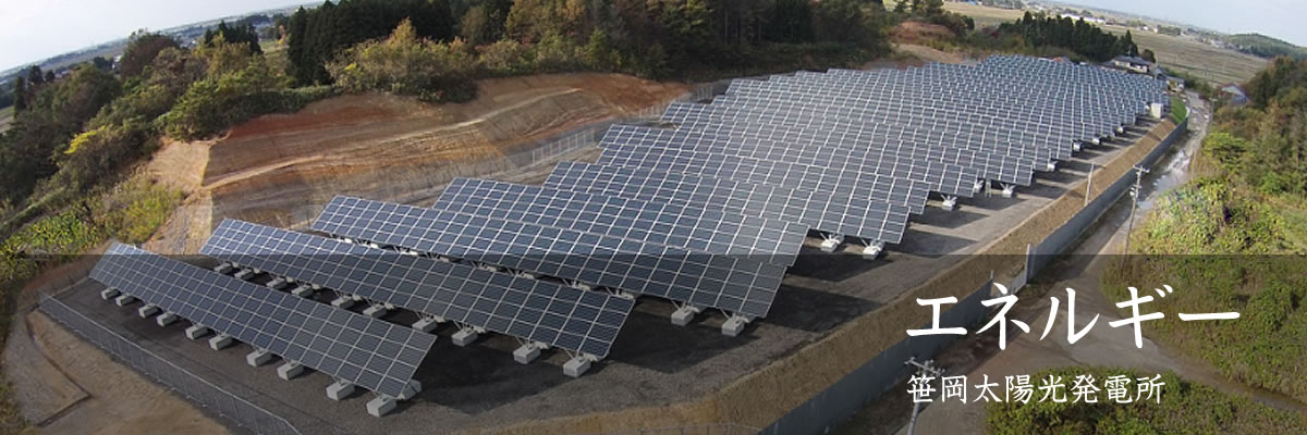 エネルギー　笹岡太陽光発電所