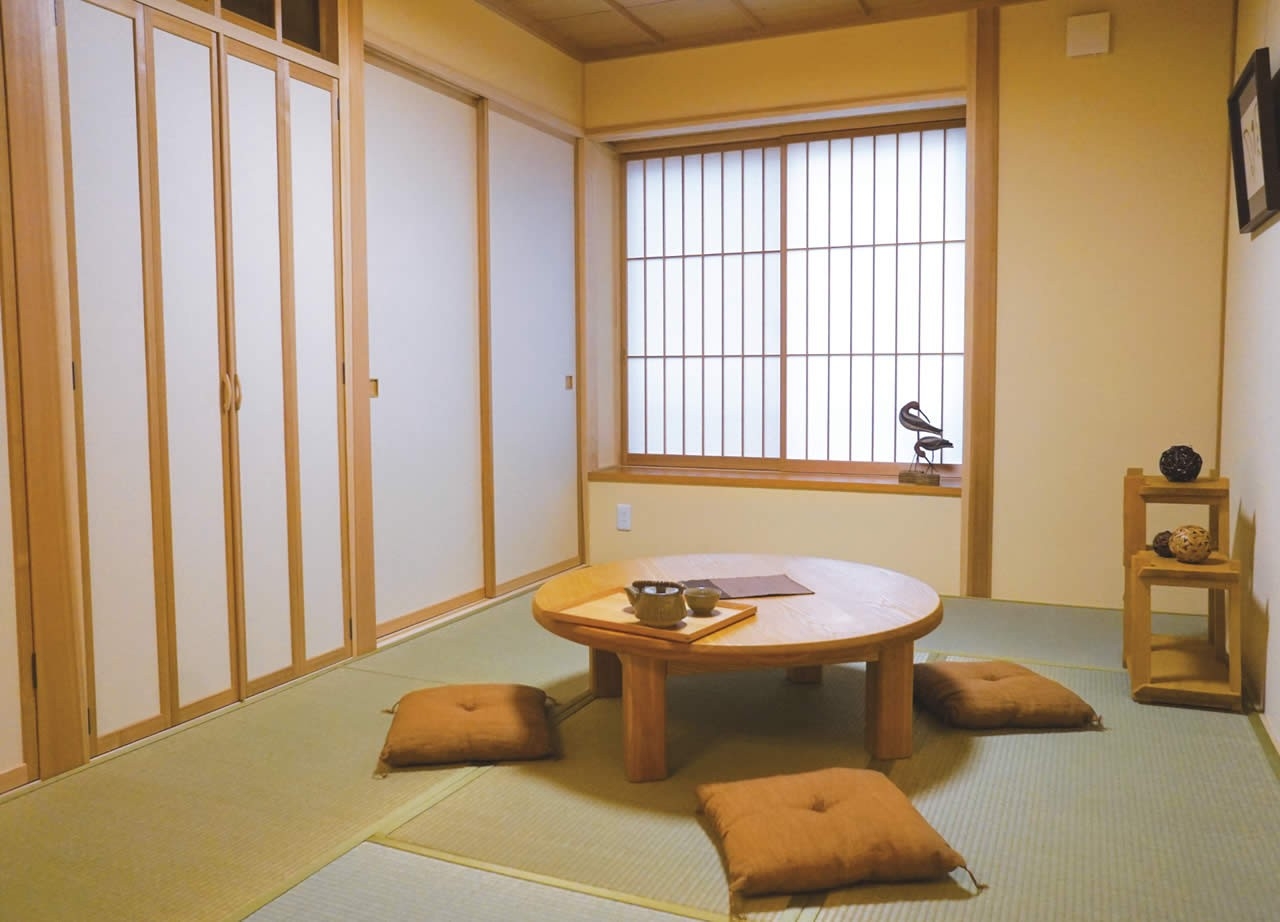 家族がゆったり過ごせる空間も。